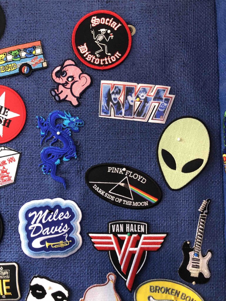 A collection of retro patches.