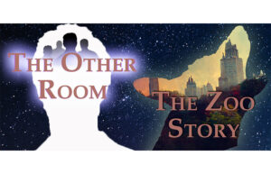 A graphic that says The Other Room on one side and The Zoo Story on the other.